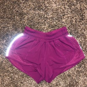 Lululemon magenta shorts